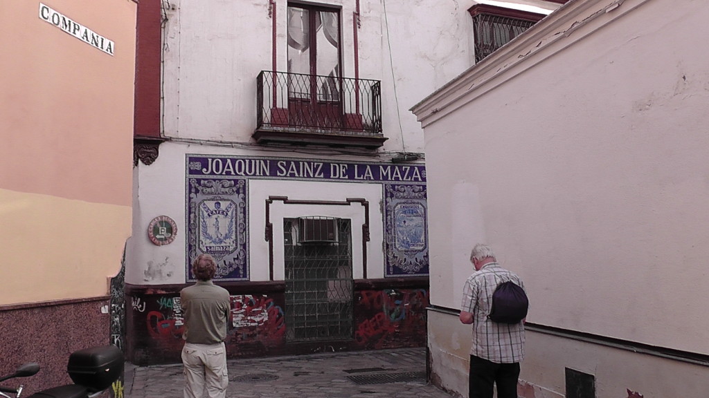 Straatje van onze hostal