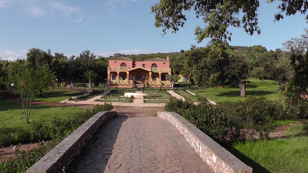 door een privé-park